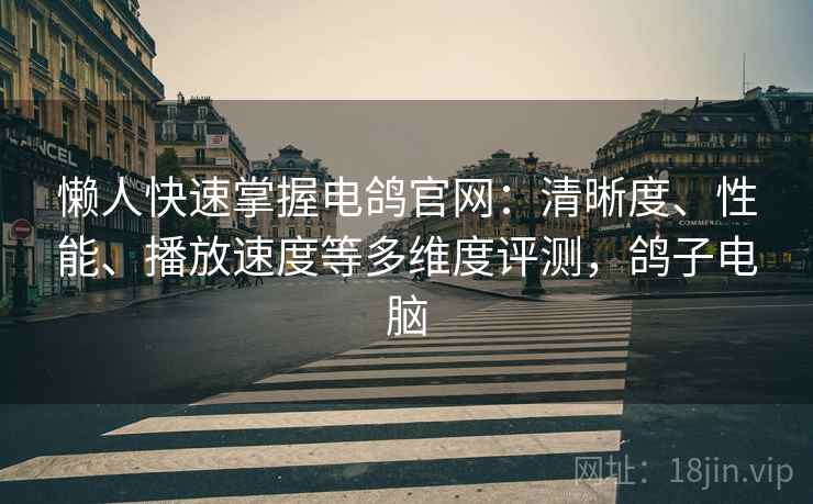 懒人快速掌握电鸽官网:清晰度、性能、播放速度等多维度评测,鸽子电脑