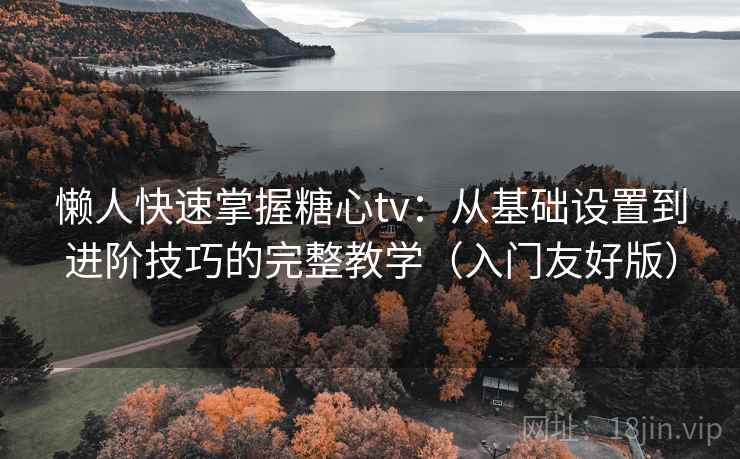 懒人快速掌握糖心tv:从基础设置到进阶技巧的完整教学(入门友好版)