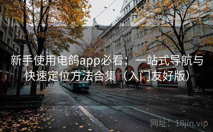 新手使用电鸽app必看：一站式导航与快速定位方法合集（入门友好版）