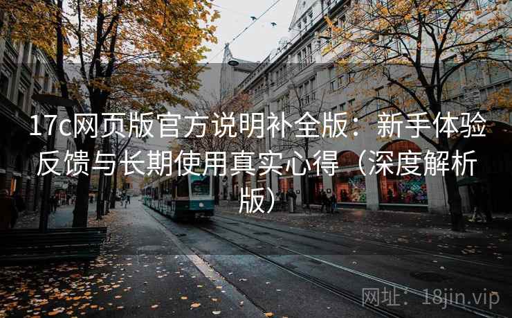 17c网页版官方说明补全版:新手体验反馈与长期使用真实心得(深度解析版)