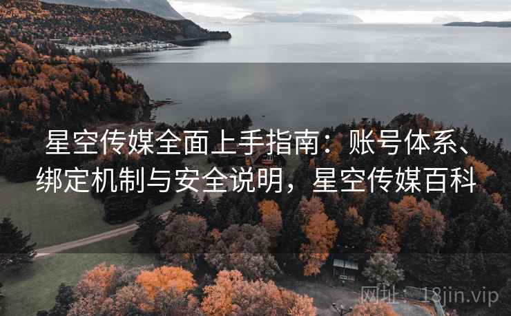 星空传媒全面上手指南:账号体系、绑定机制与安全说明,星空传媒百科 第2张 星空传媒全面上手指南:账号体系、绑定机制与安全说明,星空传媒百科 第2张